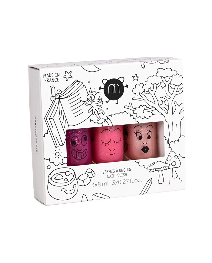 NAILMATIC - Coffret de 3 vernis à l'eau - MAGIC FOREST