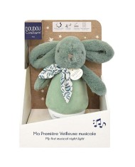 DOUDOU ET COMPAGNIE - Première veilleuse musicale - verte
