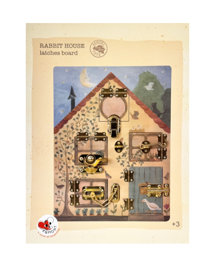 Egmont - Tableau activité maison lapin