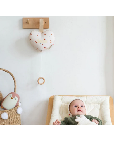 MELLIPOU - Coussin musical coeur noisettes - Harry potter MELLIPOU - Coussin musical coeur noisettes - Harry potter