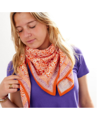 BONHEUR DU JOUR-  Foulard Indien - Iris Clémentine BONHEUR DU JOUR-  Foulard Indien - Iris Clémentine