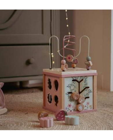 LITTLE DUTCH - Cube d'activités en bois - Fairy Garden