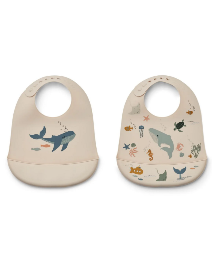 LIEWOOD - Bavoirs en silicone - TILDA - Sea LIEWOOD - Bavoirs en silicone - TILDA - Sea