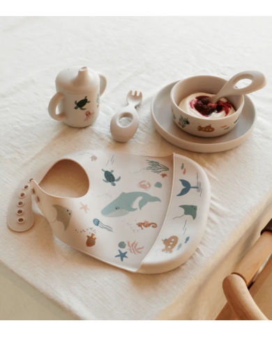 LIEWOOD - Bavoirs en silicone - TILDA - Sea