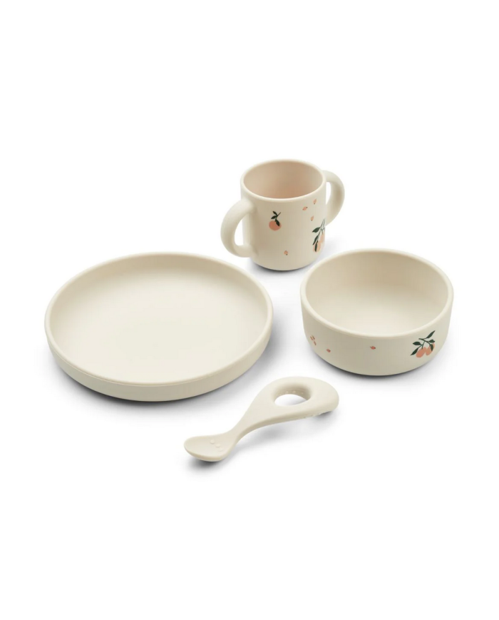 LIEWOOD - Coffret repas en silicone - Peach LIEWOOD - Coffret repas en silicone - Peach