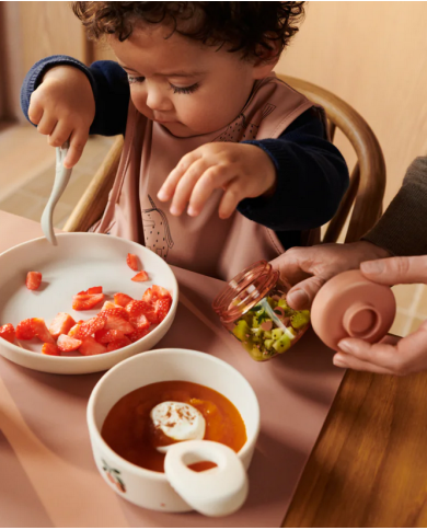 LIEWOOD - Coffret repas en silicone - Peach LIEWOOD - Coffret repas en silicone - Peach