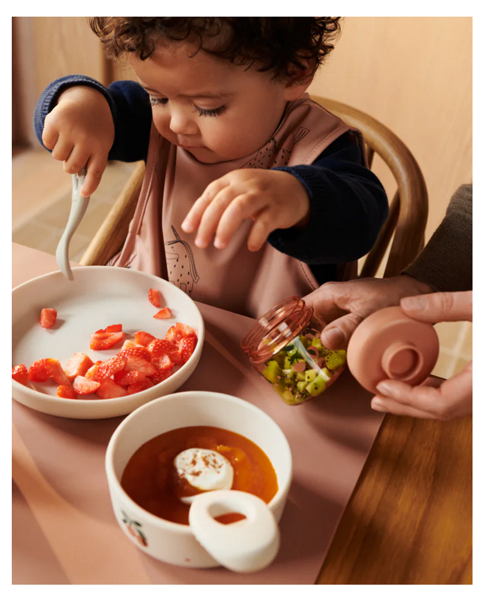 LIEWOOD - Coffret repas en silicone - Peach LIEWOOD - Coffret repas en silicone - Peach