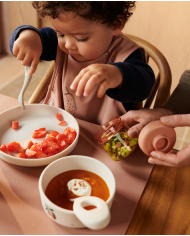 LIEWOOD - Coffret repas en silicone - Peach LIEWOOD - Coffret repas en silicone - Peach
