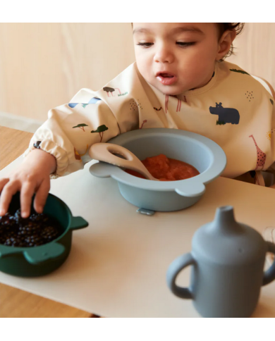 LIEWOOD - Gobelet en silicone 150ml - Bleu LIEWOOD - Gobelet en silicone 150ml - Bleu