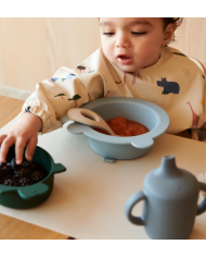 LIEWOOD - Gobelet en silicone 150ml - Bleu LIEWOOD - Gobelet en silicone 150ml - Bleu