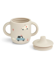 LIEWOOD - Gobelet en silicone 150ml - Véhicules LIEWOOD - Gobelet en silicone 150ml - Véhicules