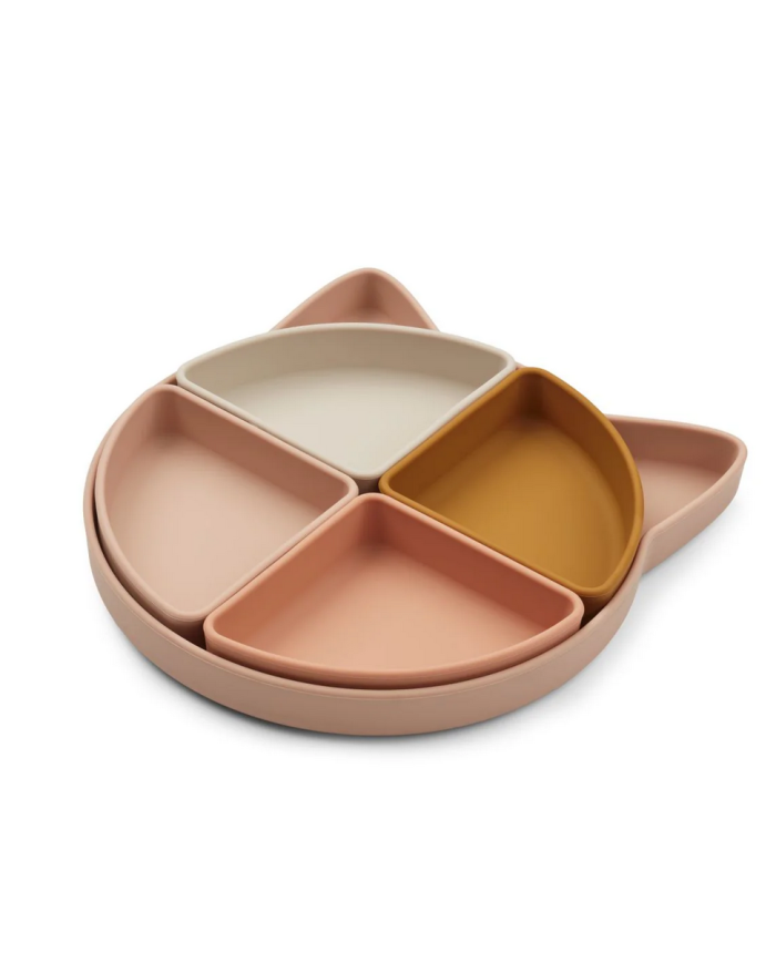 LIEWOOD - Assiette à compartiments - Rose LIEWOOD - Assiette à compartiments - Rose