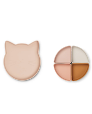 LIEWOOD - Assiette à compartiments - Rose LIEWOOD - Assiette à compartiments - Rose