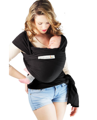 Love radius - Écharpe BASIC - Fibres BIO - Noir