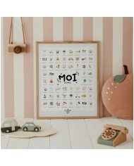 copy of MON PETIT LEON - Couverture "petit amour" - Branchage - Camel