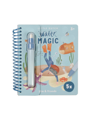 LITTLE DUTCH - Coloriages magiques - Jim & friends