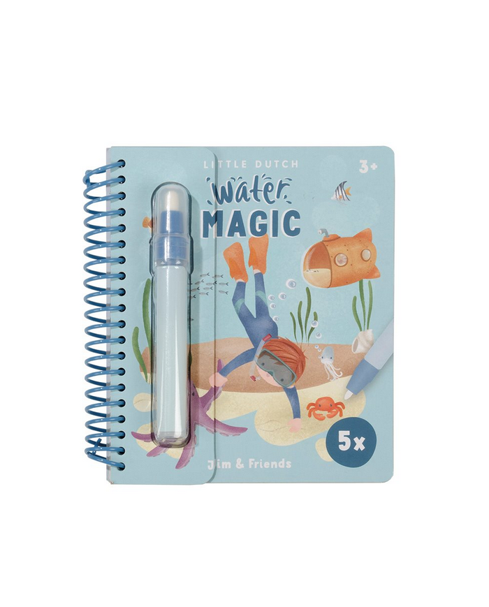 LITTLE DUTCH - Coloriages magiques - Jim & friends LITTLE DUTCH - Coloriages magiques - Jim & friends