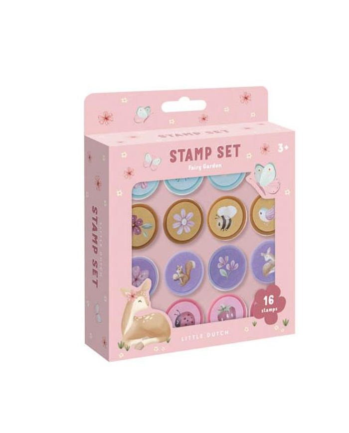 LITTLE DUTCH - Set de tampons - Fairy garden LITTLE DUTCH - Set de tampons - Fairy garden