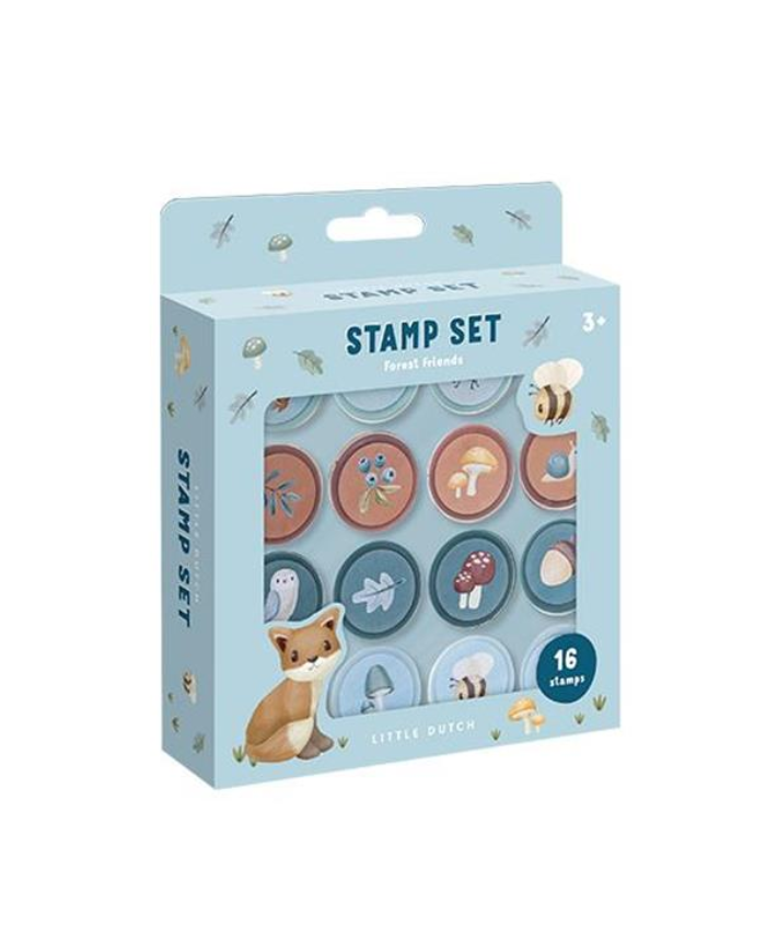 LITTLE DUTCH - Set de tampons - Forest friends LITTLE DUTCH - Set de tampons - Forest friends