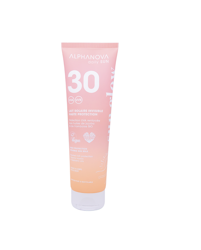 ALPHANOVA SUN - Lait solaire invisible - SPF30
