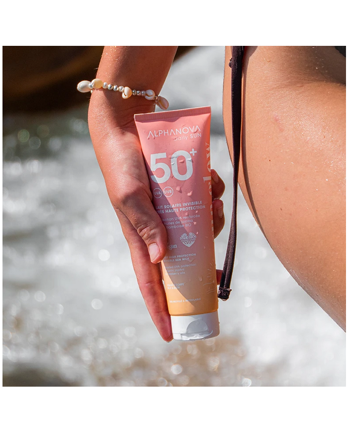 ALPHANOVA SUN - Lait solaire invisible - SPF50+ ALPHANOVA SUN - Lait solaire invisible - SPF50+