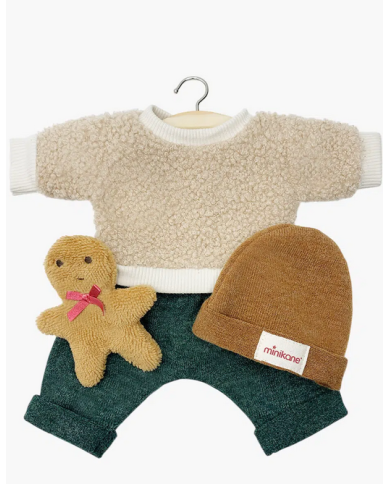 MINIKANE - babies - ensemble 3 pièces pain d'épices