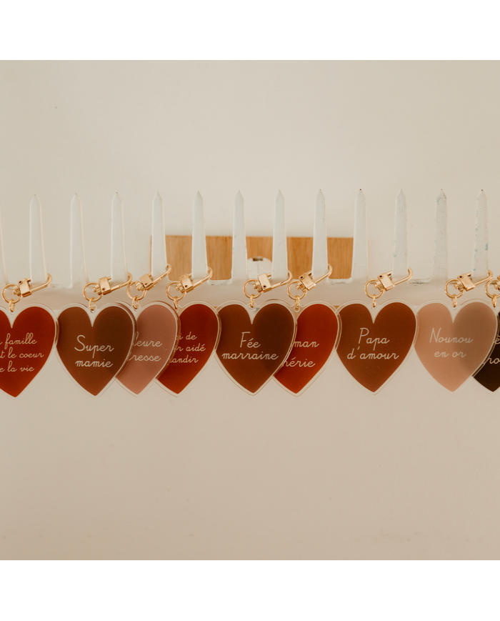 ATELIER WAGRAM - Porte-clés - Papa d'amour ATELIER WAGRAM - Porte-clés - Papa d'amour