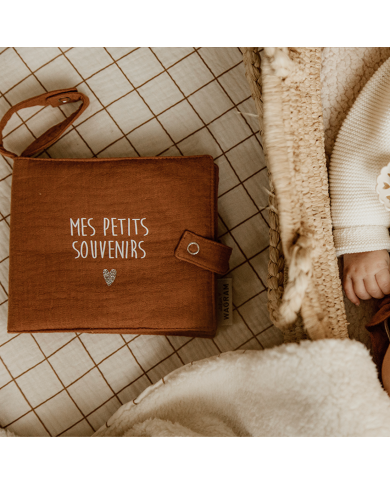 ATELIER WAGRAM - Mini album photo - Velours brique