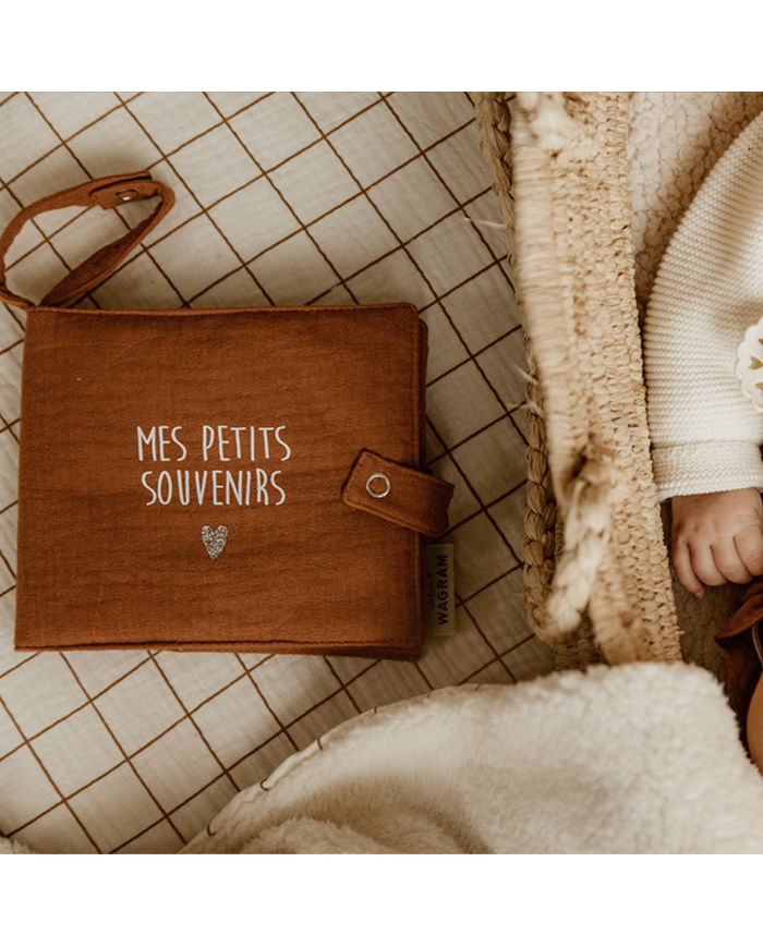 ATELIER WAGRAM - Mini album photo - Velours brique