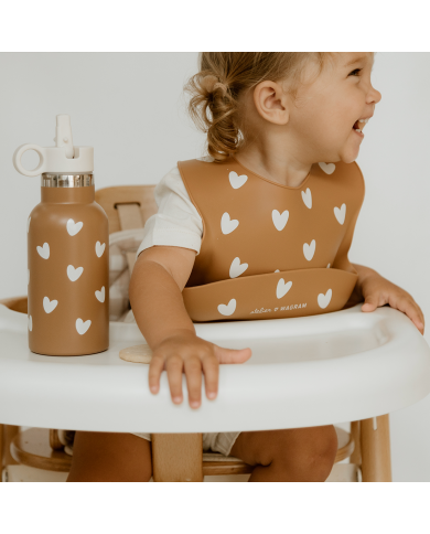 ATELIER WAGRAM - Bavoir en silicone - Caramel