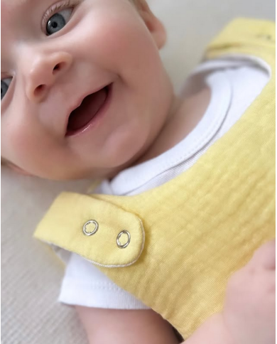 JOLI NOUS - Gigoteuse jaune et palmiers réversible JOLI NOUS - Gigoteuse jaune et palmiers réversible