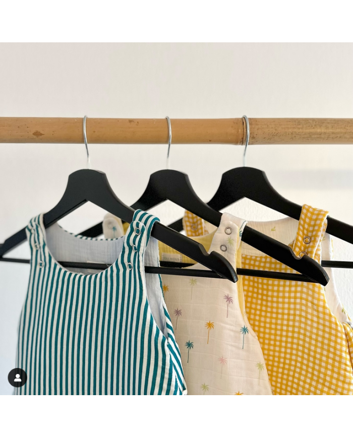 JOLI NOUS - Gigoteuse jaune et palmiers réversible JOLI NOUS - Gigoteuse jaune et palmiers réversible