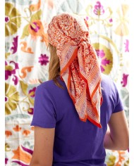 BONHEUR DU JOUR-  Foulard Indien - Iris Clémentine BONHEUR DU JOUR-  Foulard Indien - Iris Clémentine