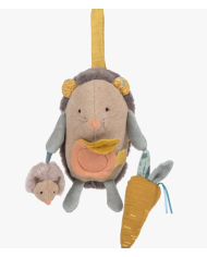 MOULIN ROTY - Hérisson d'activités à suspendre - Trois petits lapins MOULIN ROTY - Hérisson d'activités à suspendre - Trois petits lapins