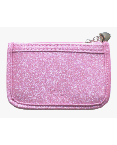 YUKO.B - Porte-monnaie pailleté - Rose