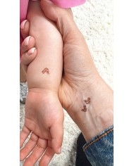 MON PETIT LEON - Mini tatouages - Coeurs - Couleur au choix MON PETIT LEON - Mini tatouages - Coeurs - Couleur au choix