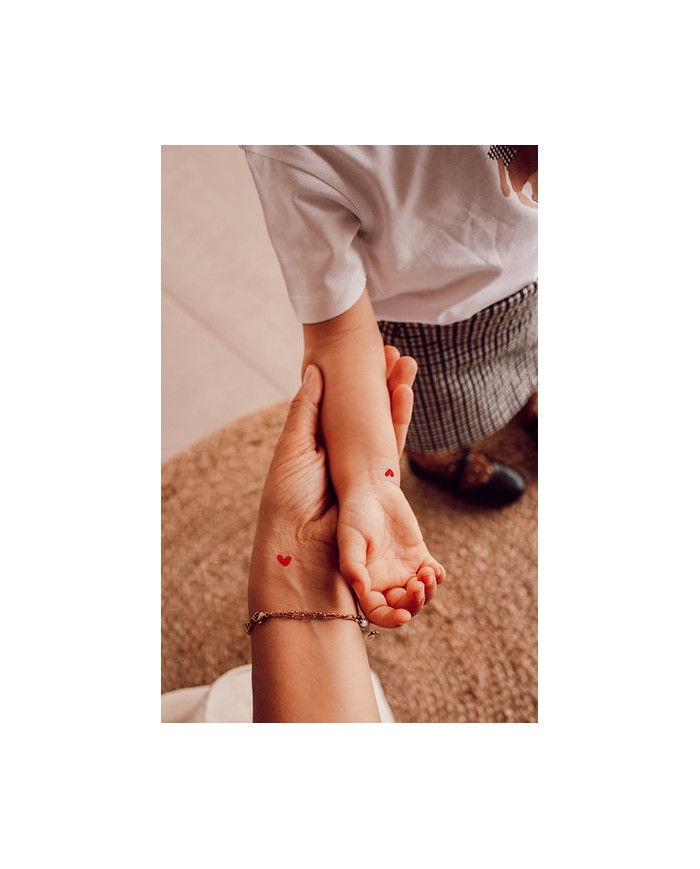 MON PETIT LEON - Mini tatouages - Coeurs - Couleur au choix MON PETIT LEON - Mini tatouages - Coeurs - Couleur au choix