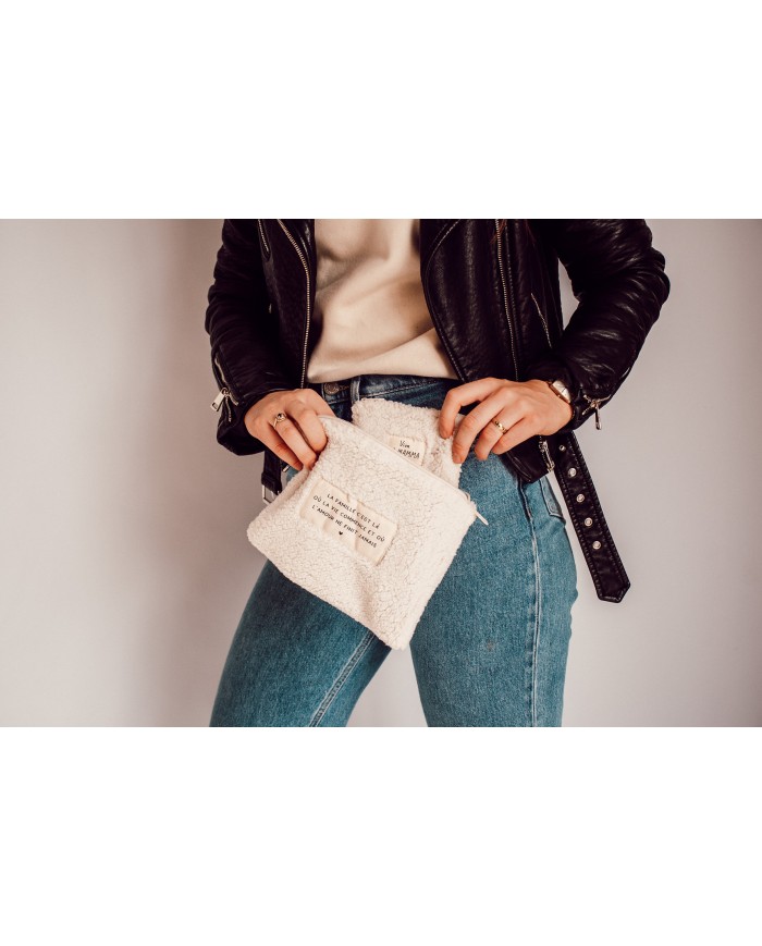 MON PETIT LEON - Pochette en moumoute MON PETIT LEON - Pochette en moumoute