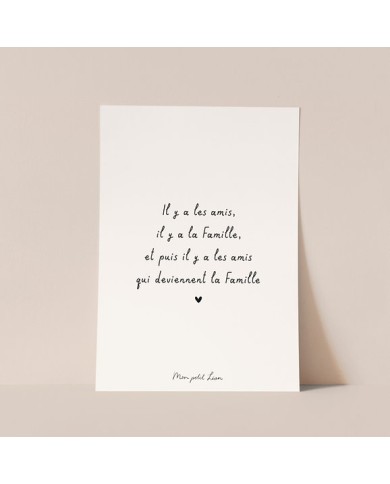 MON PETIT LEON - Carte avec citation au choix MON PETIT LEON - Carte avec citation au choix