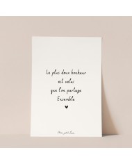 MON PETIT LEON - Carte avec citation au choix