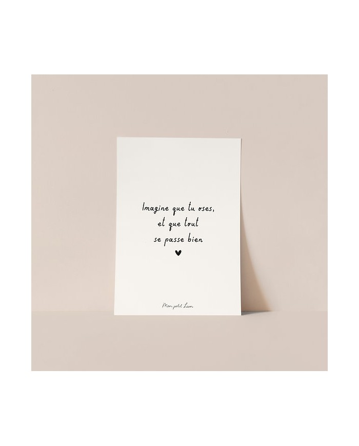 copy of MON PETIT LEON - Couverture "petit amour" - Branchage - Camel