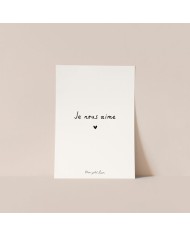 copy of MON PETIT LEON - Couverture "petit amour" - Branchage - Camel