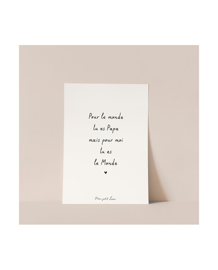 copy of MON PETIT LEON - Couverture "petit amour" - Branchage - Camel