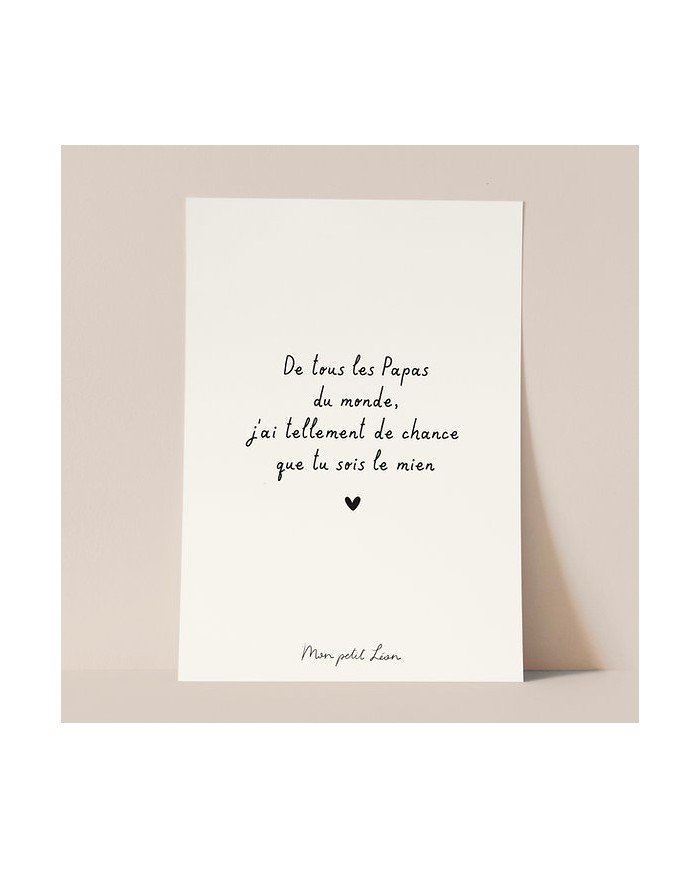 copy of MON PETIT LEON - Couverture "petit amour" - Branchage - Camel