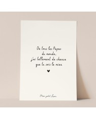 copy of MON PETIT LEON - Couverture "petit amour" - Branchage - Camel