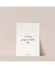 copy of MON PETIT LEON - Couverture "petit amour" - Branchage - Camel