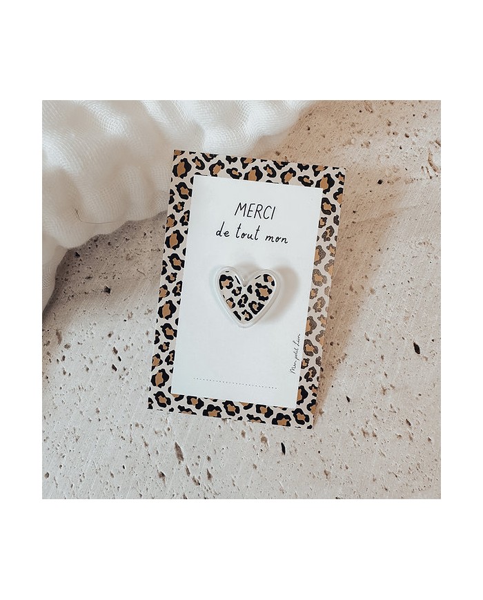 copy of MON PETIT LEON - Couverture "petit amour" - Branchage - Camel copy of MON PETIT LEON - Couverture "petit amour" - Branchage - Camel