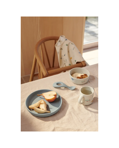 LIEWOOD - Coffret repas en silicone - Aviator