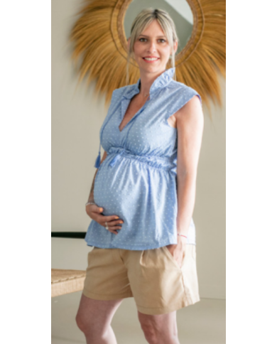 BALLOON - Short à pince - NELLY - Safari