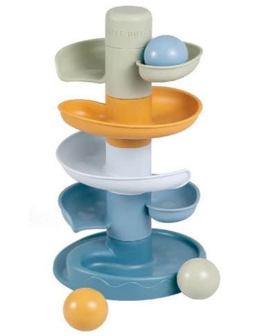 LITTLE DUTCH - tour en spirale - bleu